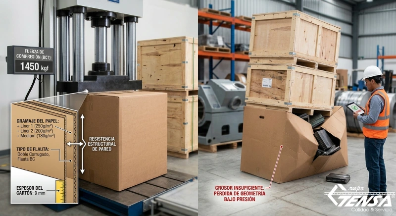 Cajas grandes de carton Grupo tensa